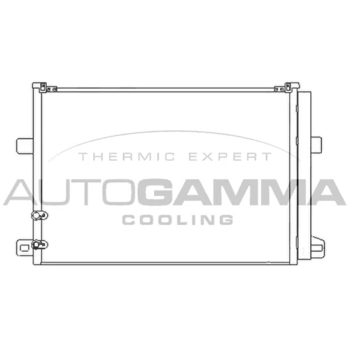 Kondenzátor klimatizácie AUTOGAMMA 107137