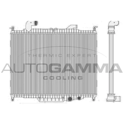Chladič motora AUTOGAMMA 107991