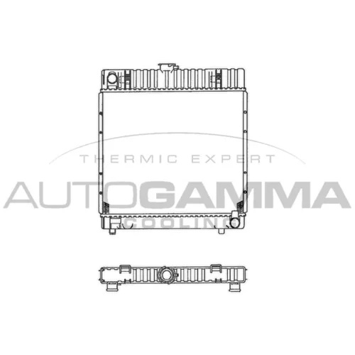 Chladič motora AUTOGAMMA 100527