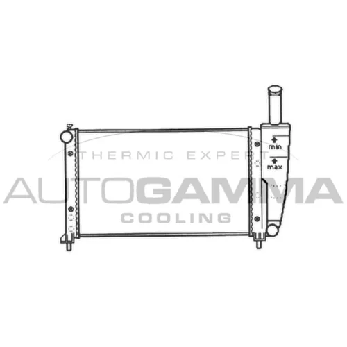 Chladič motora AUTOGAMMA 101398