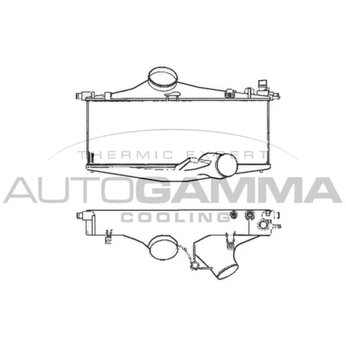 Chladič plniaceho vzduchu AUTOGAMMA 101946