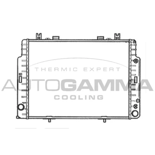 Chladič motora AUTOGAMMA 102164