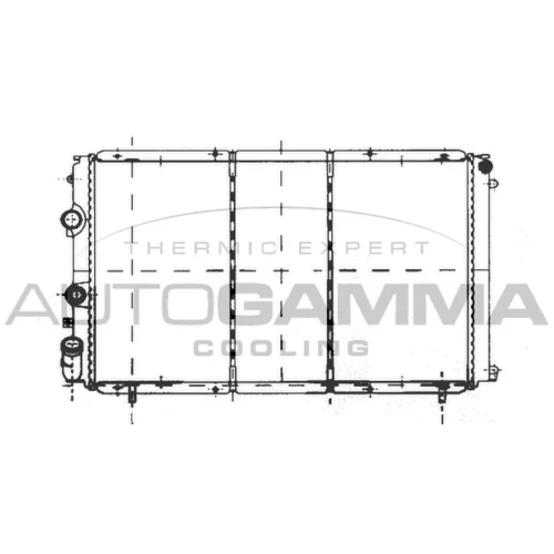 Chladič motora AUTOGAMMA 103002