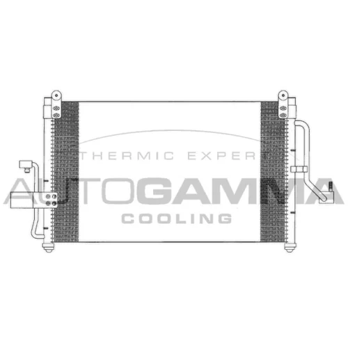 Kondenzátor klimatizácie AUTOGAMMA 103741
