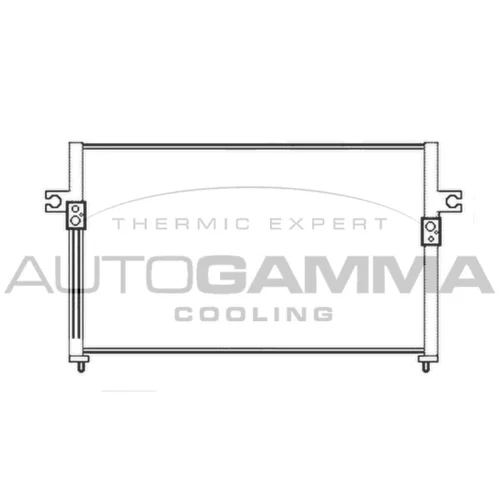 Kondenzátor klimatizácie AUTOGAMMA 104098