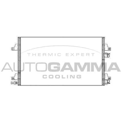 Kondenzátor klimatizácie AUTOGAMMA 104205