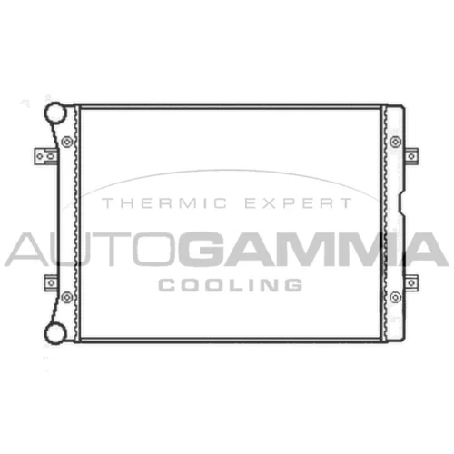 Chladič motora AUTOGAMMA 104927