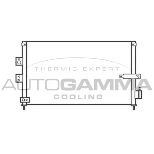 Kondenzátor klimatizácie AUTOGAMMA 105381