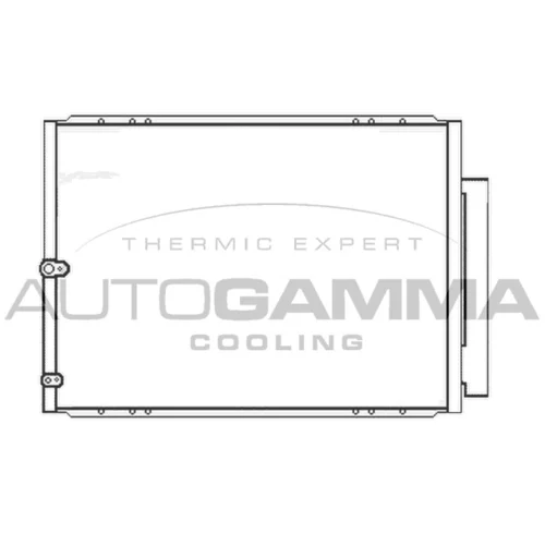 Kondenzátor klimatizácie AUTOGAMMA 105544