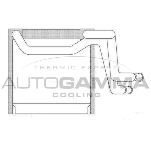 Výparník klimatizácie AUTOGAMMA 112104
