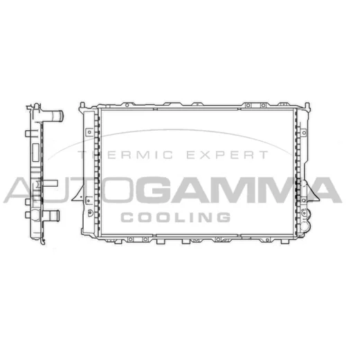 Chladič motora AUTOGAMMA 100058