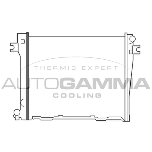 Chladič motora AUTOGAMMA 100098