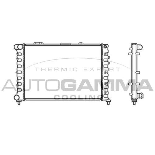 Chladič motora AUTOGAMMA 101149