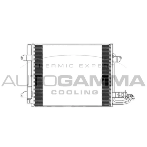 Kondenzátor klimatizácie AUTOGAMMA 103540