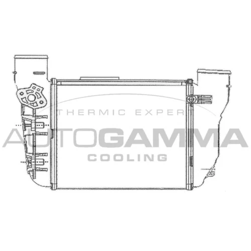Chladič plniaceho vzduchu AUTOGAMMA 103773