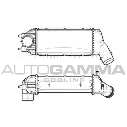 Chladič plniaceho vzduchu AUTOGAMMA 105426