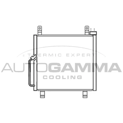 Kondenzátor klimatizácie AUTOGAMMA 105551