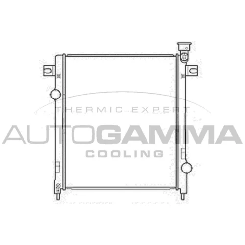 Chladič motora AUTOGAMMA 107219