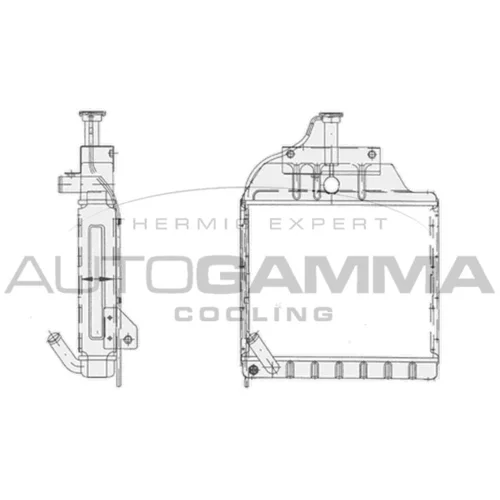 Chladič motora AUTOGAMMA 404868