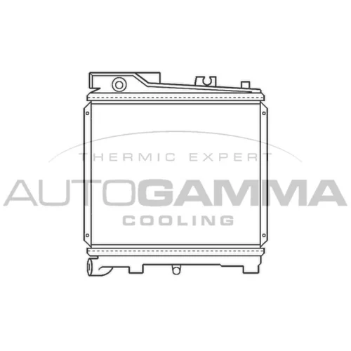 Chladič motora AUTOGAMMA 100095
