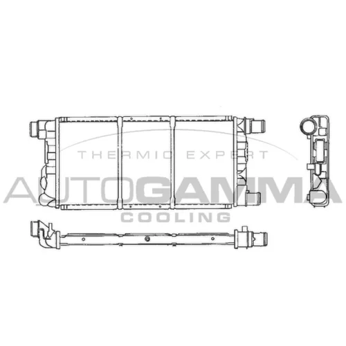 Chladič motora AUTOGAMMA 101296