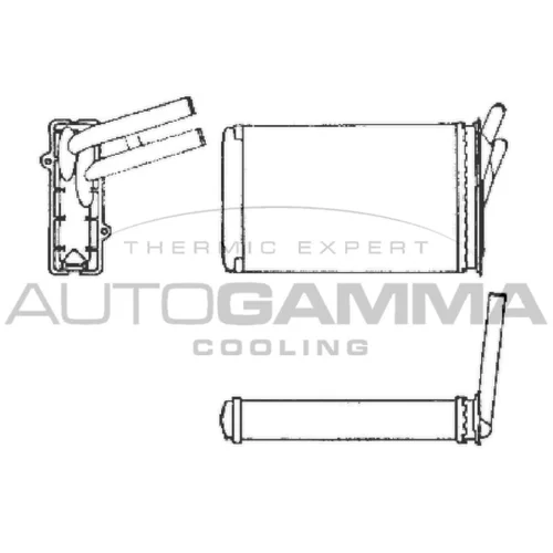 Výmenník tepla vnútorného kúrenia AUTOGAMMA 101972