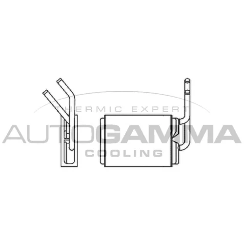Výmenník tepla vnútorného kúrenia AUTOGAMMA 101978