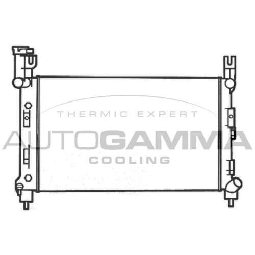 Chladič motora AUTOGAMMA 102044