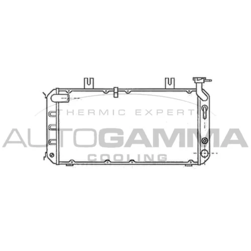 Chladič motora AUTOGAMMA 102116