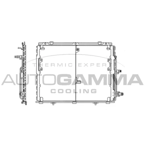 Kondenzátor klimatizácie AUTOGAMMA 102694