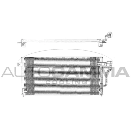 Kondenzátor klimatizácie AUTOGAMMA 102711