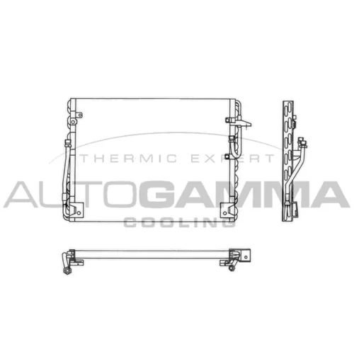 Kondenzátor klimatizácie AUTOGAMMA 102802