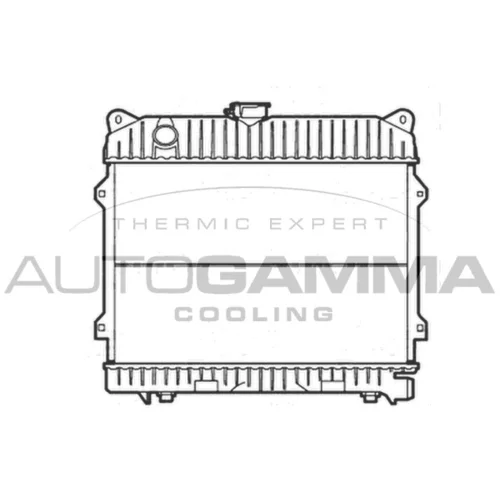 Chladič motora AUTOGAMMA 103033