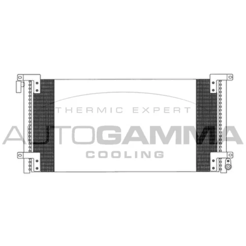 Kondenzátor klimatizácie AUTOGAMMA 103253