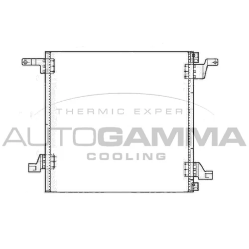 Kondenzátor klimatizácie AUTOGAMMA 103304