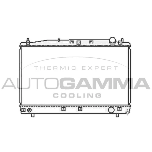 Chladič motora AUTOGAMMA 103858