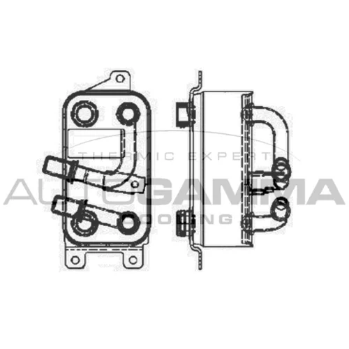 Chladič motorového oleja AUTOGAMMA 103861