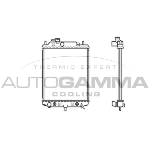 Chladič motora AUTOGAMMA 103910