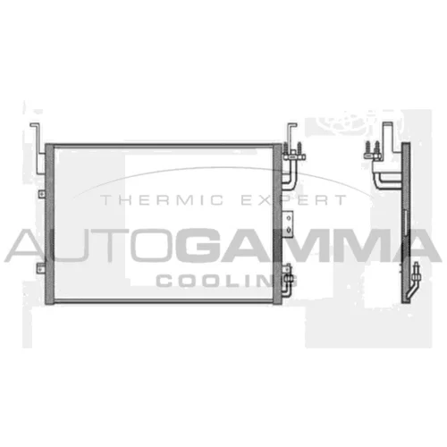 Kondenzátor klimatizácie AUTOGAMMA 103937