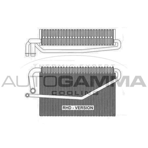 Výparník klimatizácie AUTOGAMMA 112165