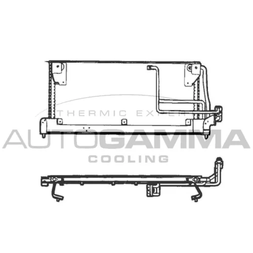Kondenzátor klimatizácie AUTOGAMMA 101709