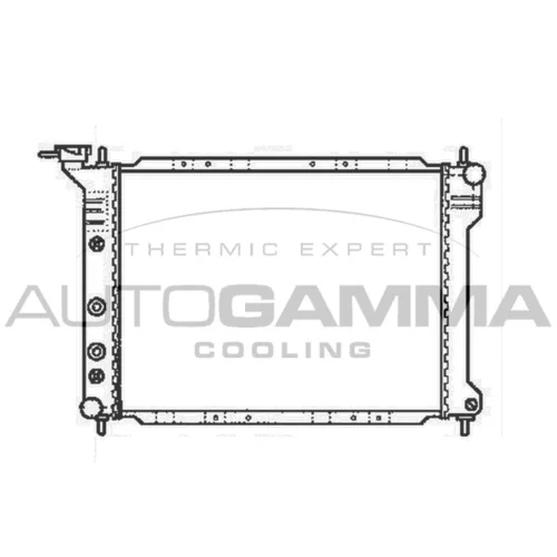 Chladič motora AUTOGAMMA 101984