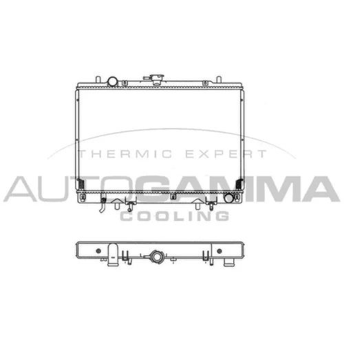 Chladič motora AUTOGAMMA 102177