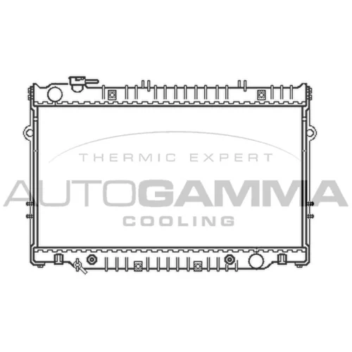 Chladič motora AUTOGAMMA 102365