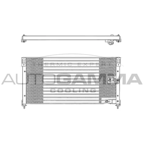 Kondenzátor klimatizácie AUTOGAMMA 102659