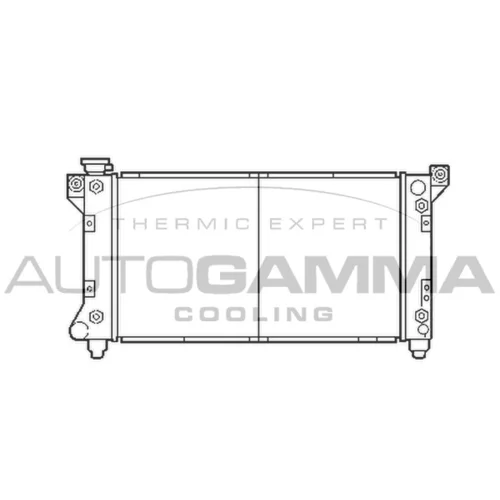 Chladič motora AUTOGAMMA 103135