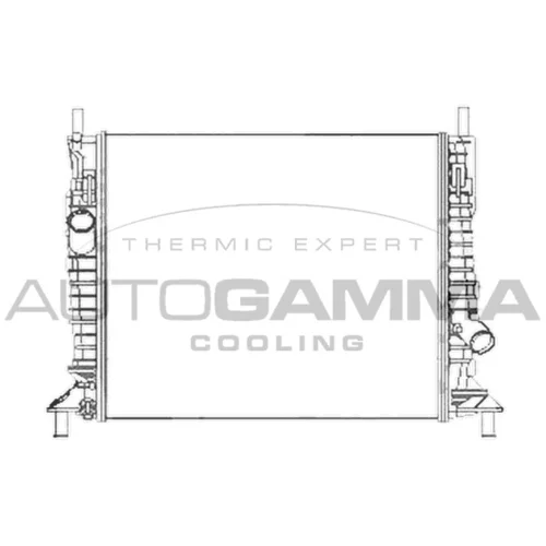 Chladič motora AUTOGAMMA 103422