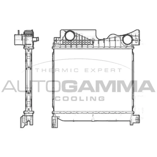 Chladič plniaceho vzduchu AUTOGAMMA 104406