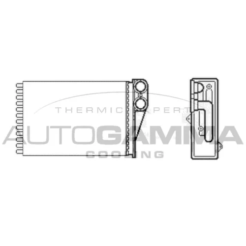 Výmenník tepla vnútorného kúrenia AUTOGAMMA 104467