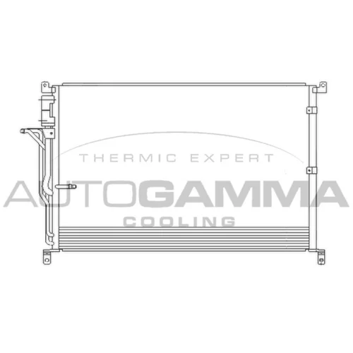 Kondenzátor klimatizácie AUTOGAMMA 104945
